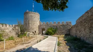 castle of kavala fortress walls