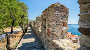 kavala castle tower greece