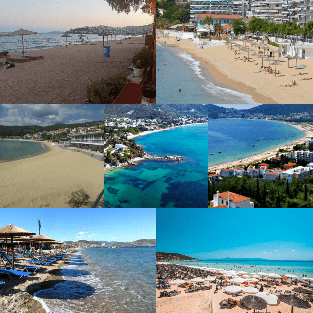 Kavala region beaches